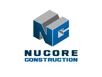 Nucore Construction logo design by coco