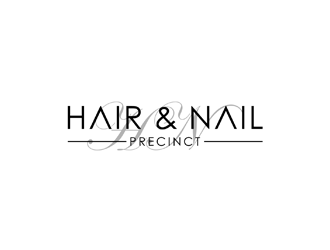 Hair & Nail Precinct logo design by johana