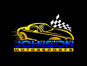Johnson motorsports logo design by uttam
