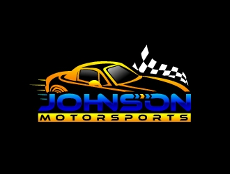 Johnson motorsports logo design by uttam