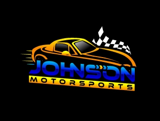 Johnson motorsports logo design by uttam