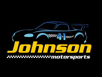 Johnson motorsports logo design by beejo