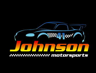 Johnson motorsports logo design by beejo