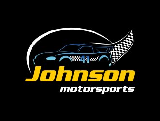 Johnson motorsports logo design by beejo