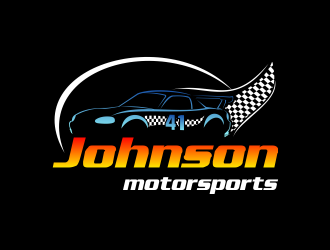 Johnson motorsports logo design by beejo