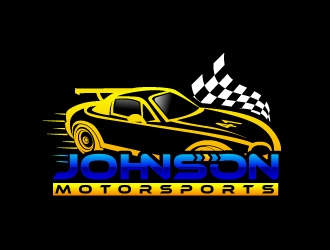 Johnson motorsports logo design by uttam