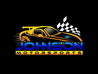 Johnson motorsports logo design by uttam