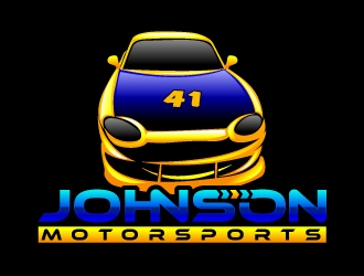 Johnson motorsports logo design by uttam