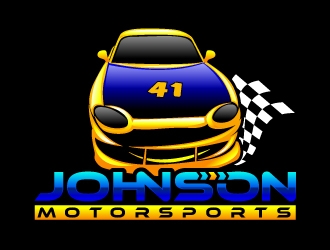 Johnson motorsports logo design by uttam