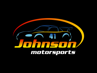 Johnson motorsports logo design by beejo