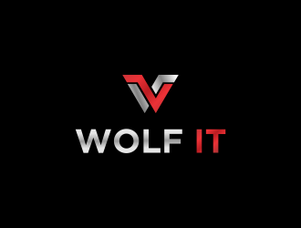 Wolf IT logo design by oke2angconcept