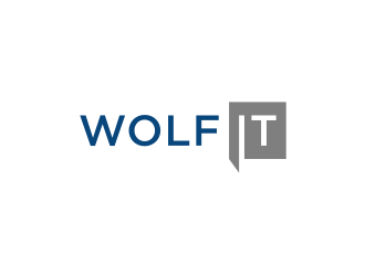 Wolf IT logo design by nurul_rizkon