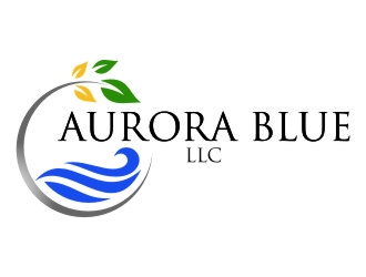 Aurora Blue, LLC logo design by jetzu