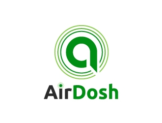 AirDosh logo design by fillintheblack