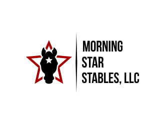 Morning Star Stables, LLC logo design by Girly