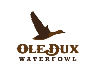 Ole Dux Waterfowl logo design - 48HoursLogo.com