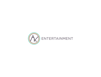 AK Entertainment logo design by L E V A R