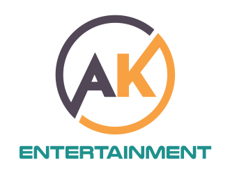AK Entertainment logo design by MariusCC