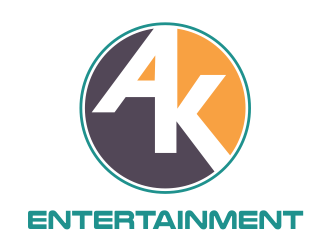 AK Entertainment logo design by MariusCC