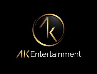 AK Entertainment logo design by breaded_ham