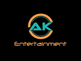 AK Entertainment logo design by ingenious007