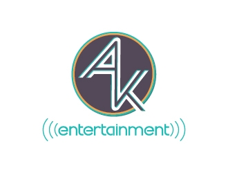AK Entertainment logo design by ingenious007