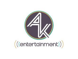 AK Entertainment logo design by ingenious007