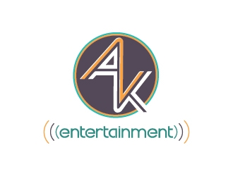 AK Entertainment logo design by ingenious007