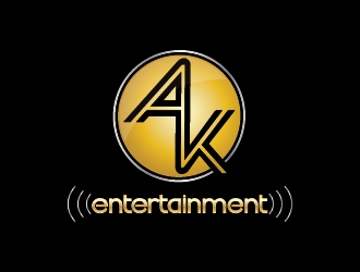 AK Entertainment logo design by ingenious007