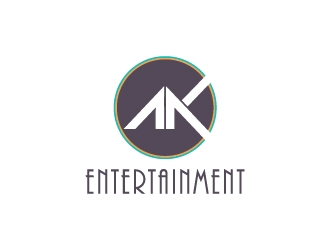 AK Entertainment logo design by ingenious007