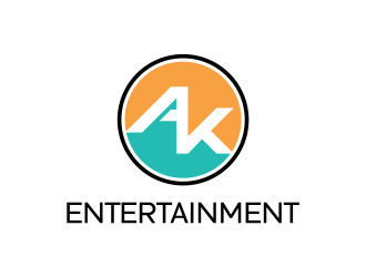 AK Entertainment logo design by Girly