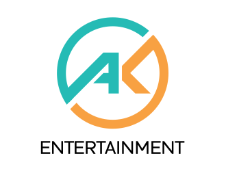 AK Entertainment logo design by Girly