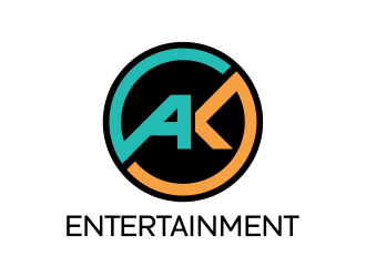 AK Entertainment logo design by Girly