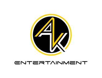 AK Entertainment logo design by cikiyunn