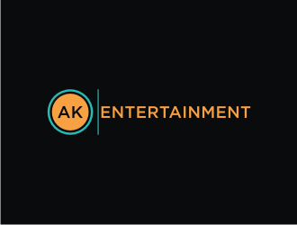 AK Entertainment logo design by yeve