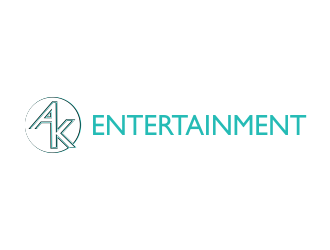 AK Entertainment logo design by tukangngaret