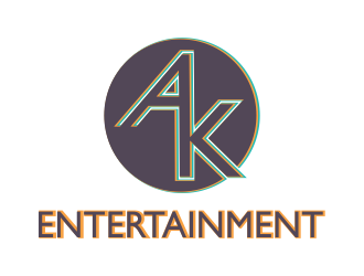AK Entertainment logo design by tukangngaret