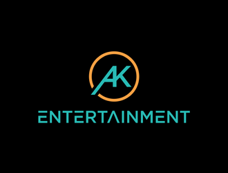 AK Entertainment logo design by alby
