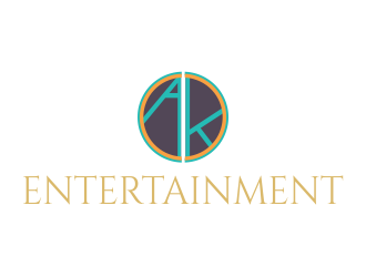 AK Entertainment logo design by veranoghusta