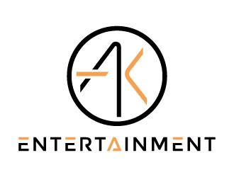 AK Entertainment logo design by quanghoangvn92