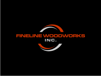 Fineline woodworks inc. logo design by asyqh