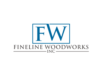 Fineline woodworks inc. logo design by BintangDesign