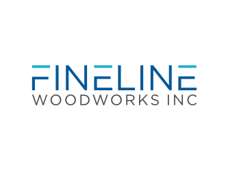 Fineline woodworks inc. logo design by BintangDesign