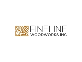 Fineline woodworks inc. logo design by b3no