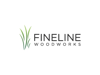 Fineline woodworks inc. logo design by BTmont