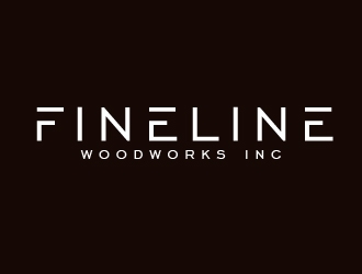 Fineline woodworks inc. logo design by shravya