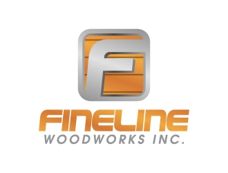 Fineline woodworks inc. logo design by karjen