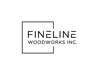 Fineline woodworks inc. logo design by labo