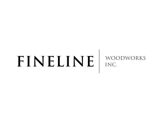 Fineline woodworks inc. logo design by asyqh