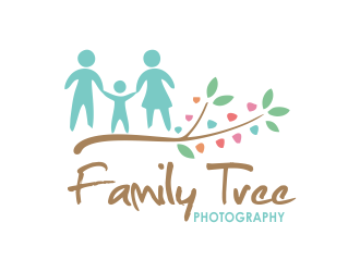 Family Tree Photography logo design by Girly